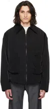 Bianca Saunders Black Larent Bomber Jacket In Black