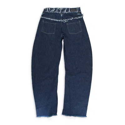 Bianca Saunders Ess Jeans In Blue