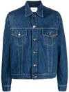 Bianca Saunders Blue Lexxus 23 Denim Jacket In Blue