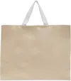 Bianca Saunders Off-white Art Folder Tote In Ecru