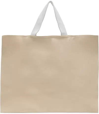 Bianca Saunders Off-white Art Folder Tote In Ecru
