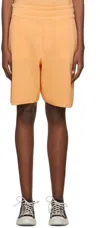 Bianca Saunders Orange Farah Edition Reid Shorts In 827 Light Peach
