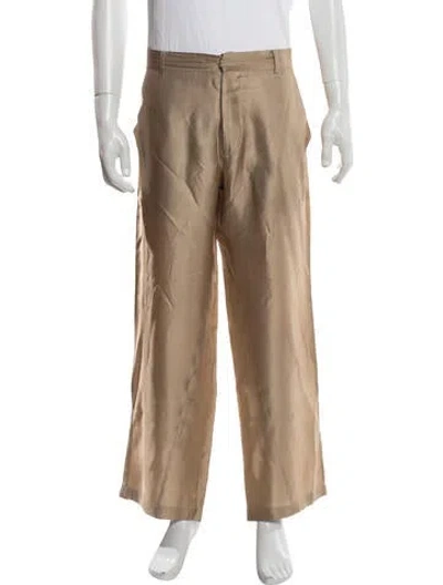 Pre-owned Bianca Saunders Pants In Neutrals