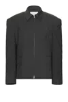 Bianca Saunders Pencil Jacket In Raven