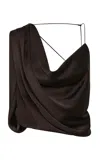 Bianca Spender Liquid Draped Top