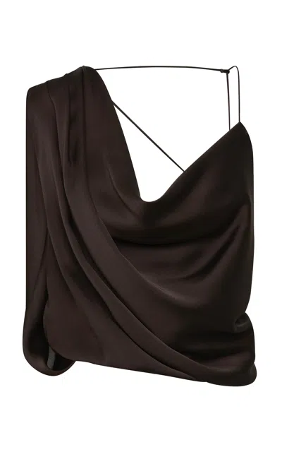Bianca Spender Liquid Draped Top