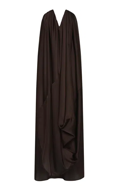 Bianca Spender Plunge Silk Gown