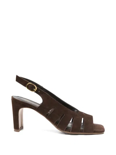 Biancadi 컷아웃 디테일 슬링백 샌들 In Brown