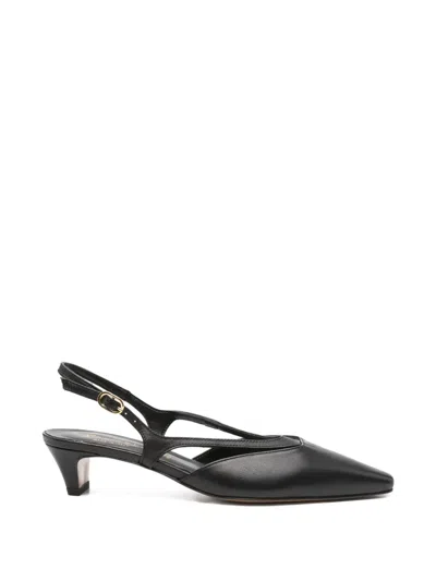Biancadi Cutout-detail Slingback Pumps In Black