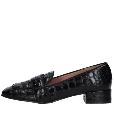 Biancadi Flat Shoes In Nero Neri E Grigi