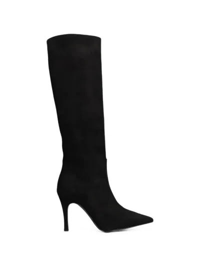 Biancadi Pointed-toe Stiletto-heel Boots In Black