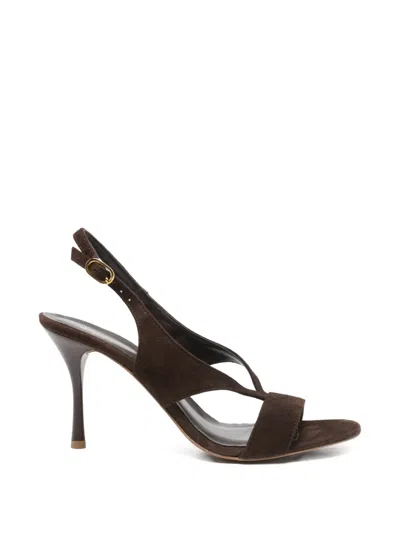 Biancadi Suede Sandals In Brown