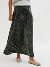 Biancalancia Textured Midi Skirt In Green