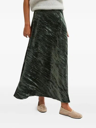 BIANCALANCIA TEXTURED MIDI SKIRT