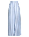 Biancalancia Woman Pants Blue Size 4 Viscose, Cotton, Polyamide, Elastane In Blue