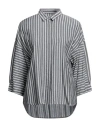Biancalancia Woman Shirt Black Size 10 Viscose In Black