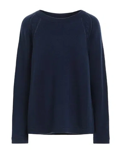 Biancalancia Woman Sweater Midnight Blue Size 14 Cashmere In Blue