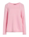 Biancalancia Woman Sweater Pink Size 8 Cashmere In Pink