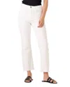 Bianco Cropped Jeans In White In White