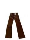Bianco Distressed Jeans In Brown In Brown