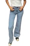 Bianco Jesse High Rise Wide Leg Jeans In Blue In Blue