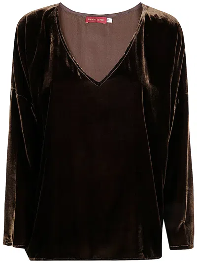 Bianco Levrin Bria Shirt In Brown