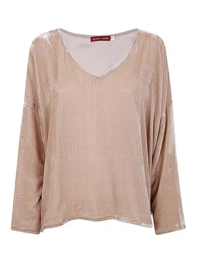 Bianco Levrin Bria Shirt In Gray