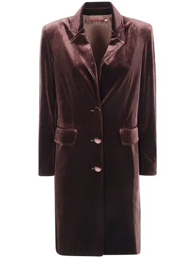 Bianco Levrin "colette" Jacket In Brown