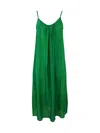 Bianco Levrin Tie-dye Stripe Dress In Multi
