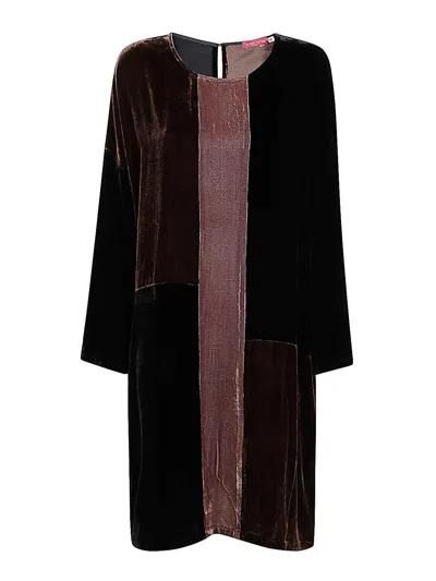 Bianco Levrin Lama Cornelia Dress In Multi