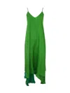 Bianco Levrin Asymmetric Layered Dress
