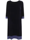 Bianco Levrin Oriana Midi Dress In Blue