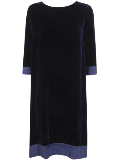 Bianco Levrin Oriana Midi Dress In Blue