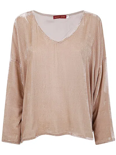 BIANCO LEVRIN BRIA SHIRT,S190 V55 PEARL GREY
