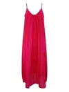 Bianco Levrin Tie-dye Slip Dress In Pink