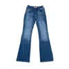Bianco Women's Beverly Skinny Flair Jean With Seam Detail In Blue In Blue