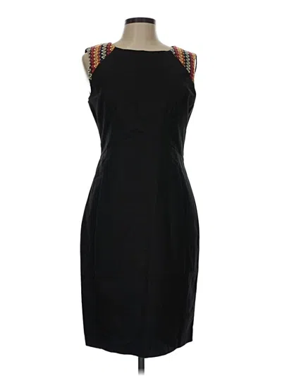 Pre-owned Biancoghiaccio Cocktail Dress In Black