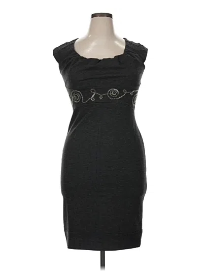 Pre-owned Biancoghiaccio Cocktail Dress In Gray