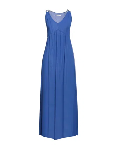 Biancoghiaccio Long Dresses In Blue