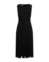 Biancoghiaccio Woman Midi Dress Black Size 4 Viscose, Polyamide, Elastane, Polyester