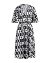 Biancoghiaccio Midi Dresses In Off White