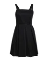 Biancoghiaccio Short Dresses In Black
