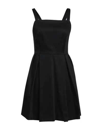 Biancoghiaccio Short Dresses In Black