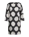 Biancoghiaccio Short Dresses In Black