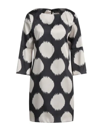 Biancoghiaccio Short Dresses In Black