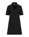Biancoghiaccio Short Dresses In Black