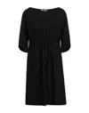 Biancoghiaccio Short Dresses In Black