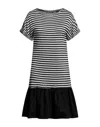 Biancoghiaccio Short Dresses In Black