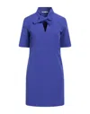 Biancoghiaccio Short Dresses In Blue