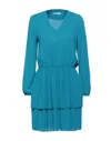 Biancoghiaccio Short Dresses In Green